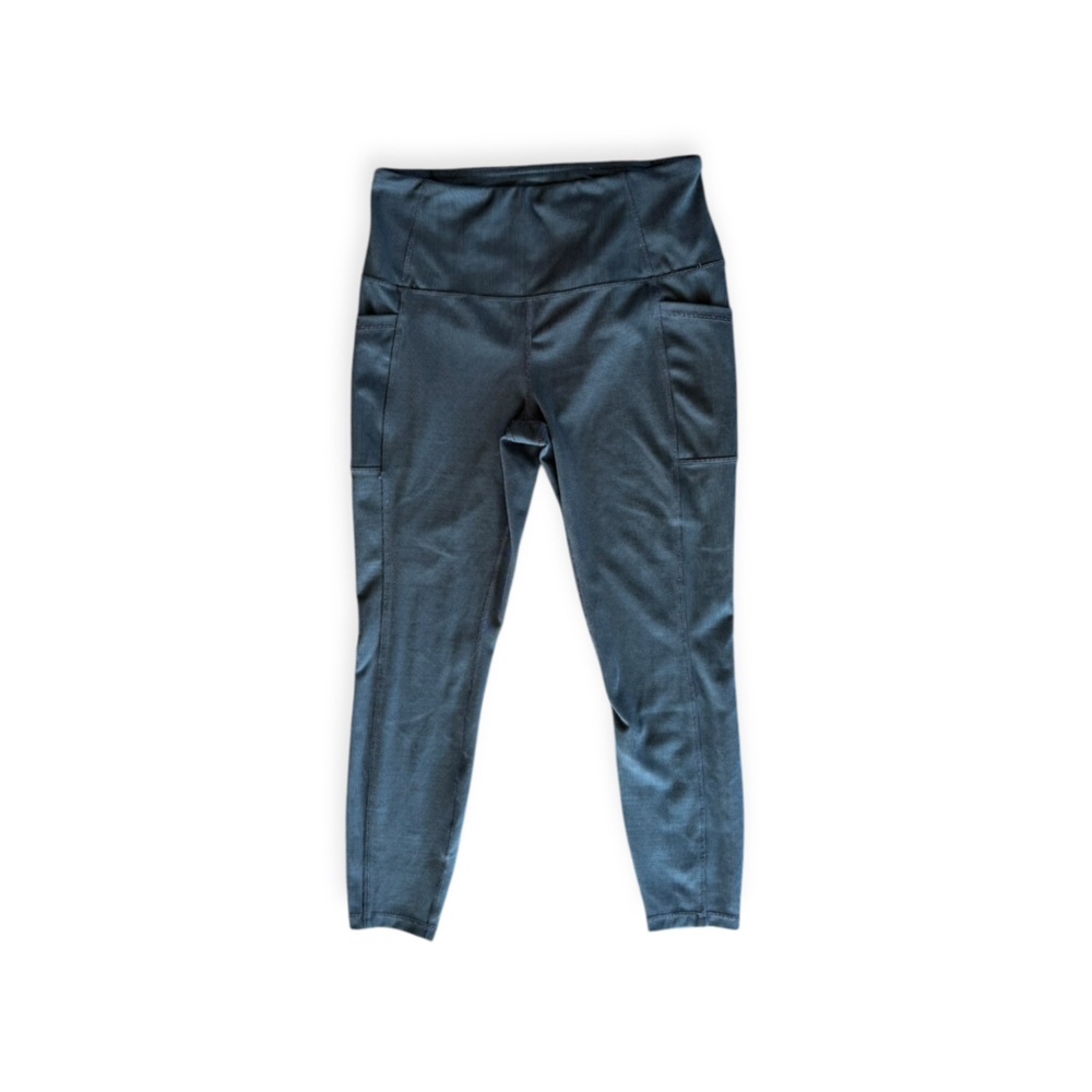 Gaiam leggings pants sportswear athletic athleisure gray medium